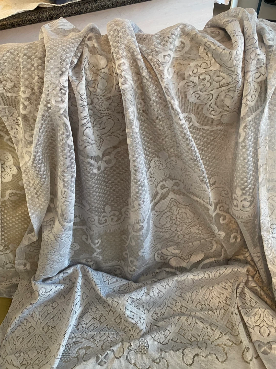 Lace Curtain Panel - 110x235cm