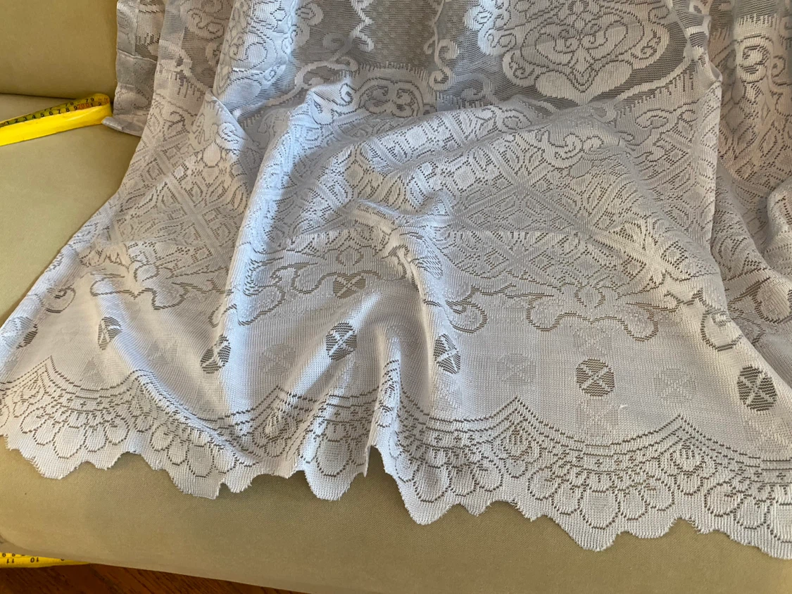 Lace Curtain Panel - 110x235cm - photo 2