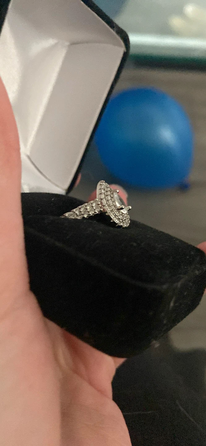 $150-$110/ Disney Ariel ring/ pear cut/ 0.95 CT. T.W. - photo 2
