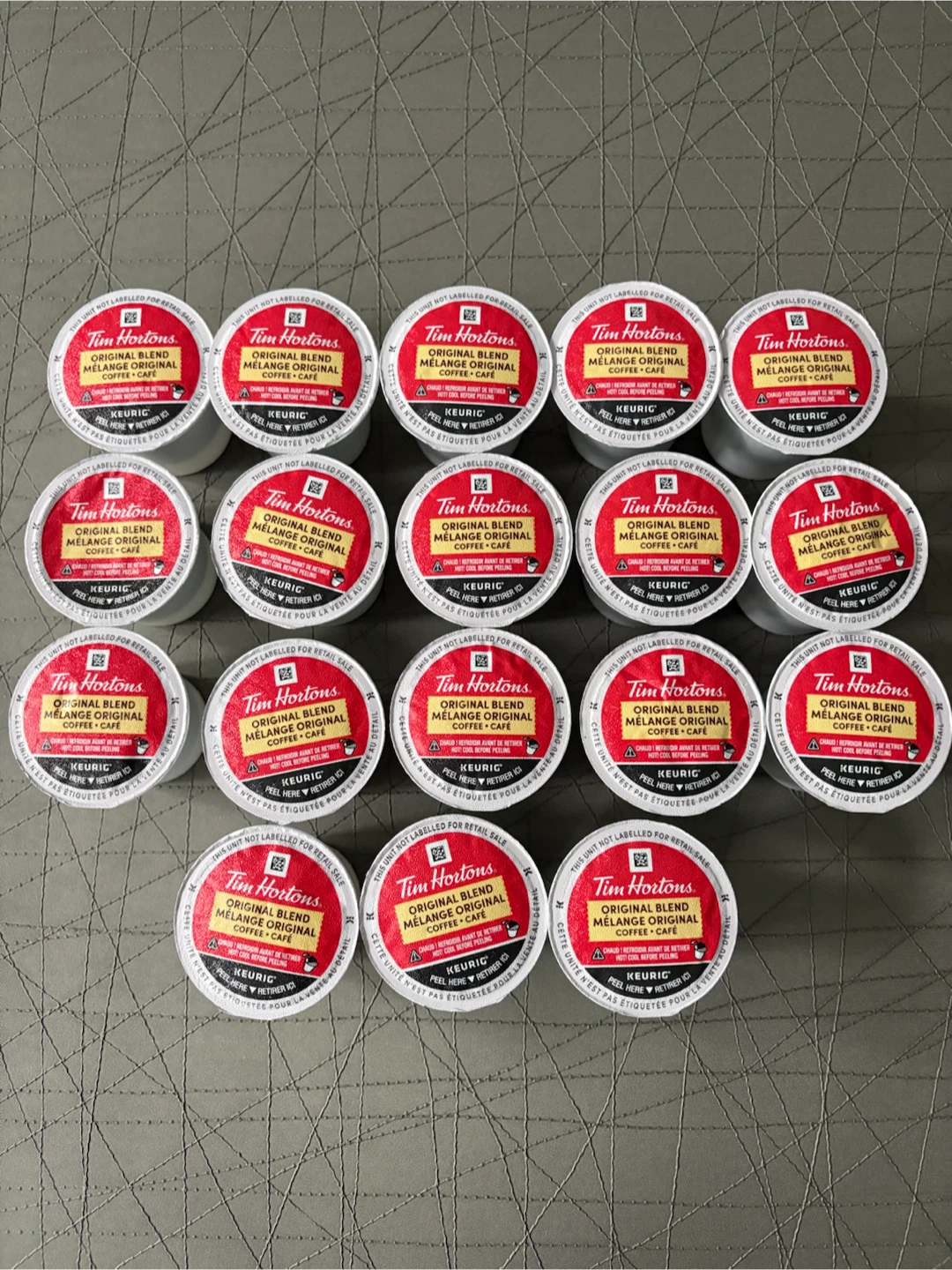 Tim Hortons Original Blend Coffee K-Cups (18-Pack)