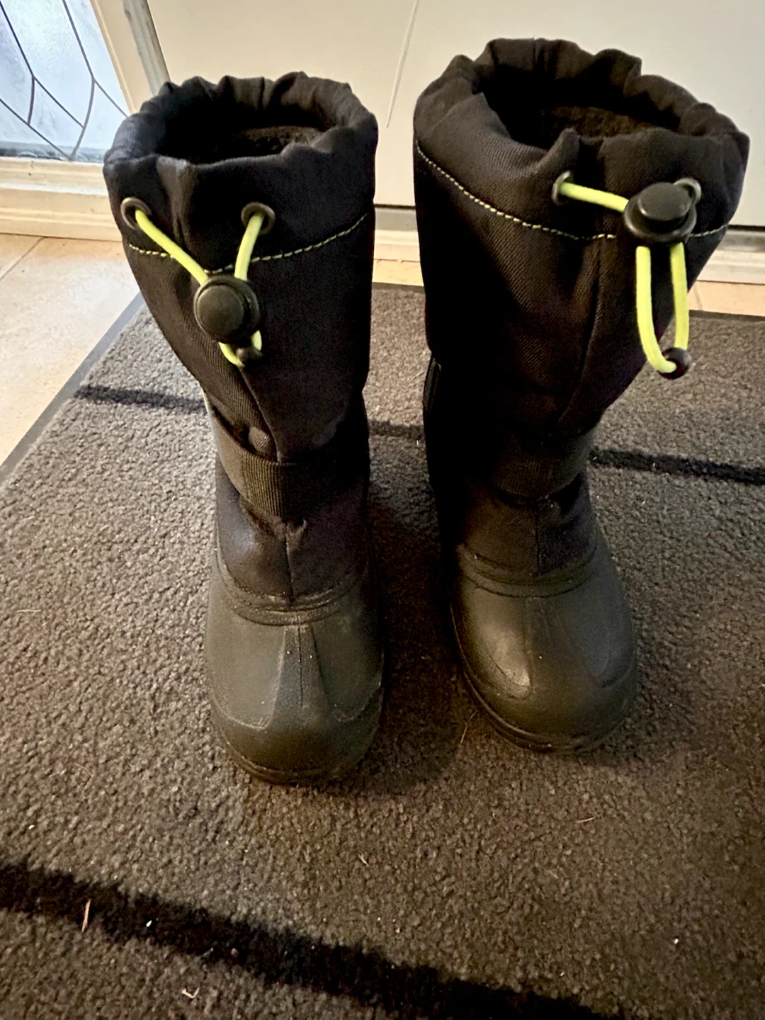 Black Winter Boots Size 1