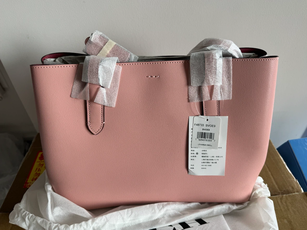 Coach Pink Tote Bag - photo 2