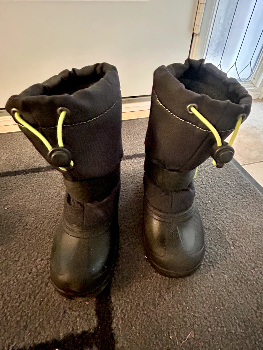Kids Waterproof Winter Boots - Black