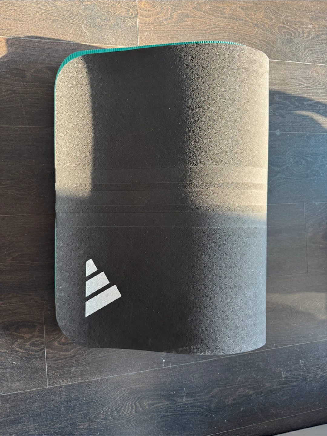 Teal Yoga Mat with Black Back - photo 2