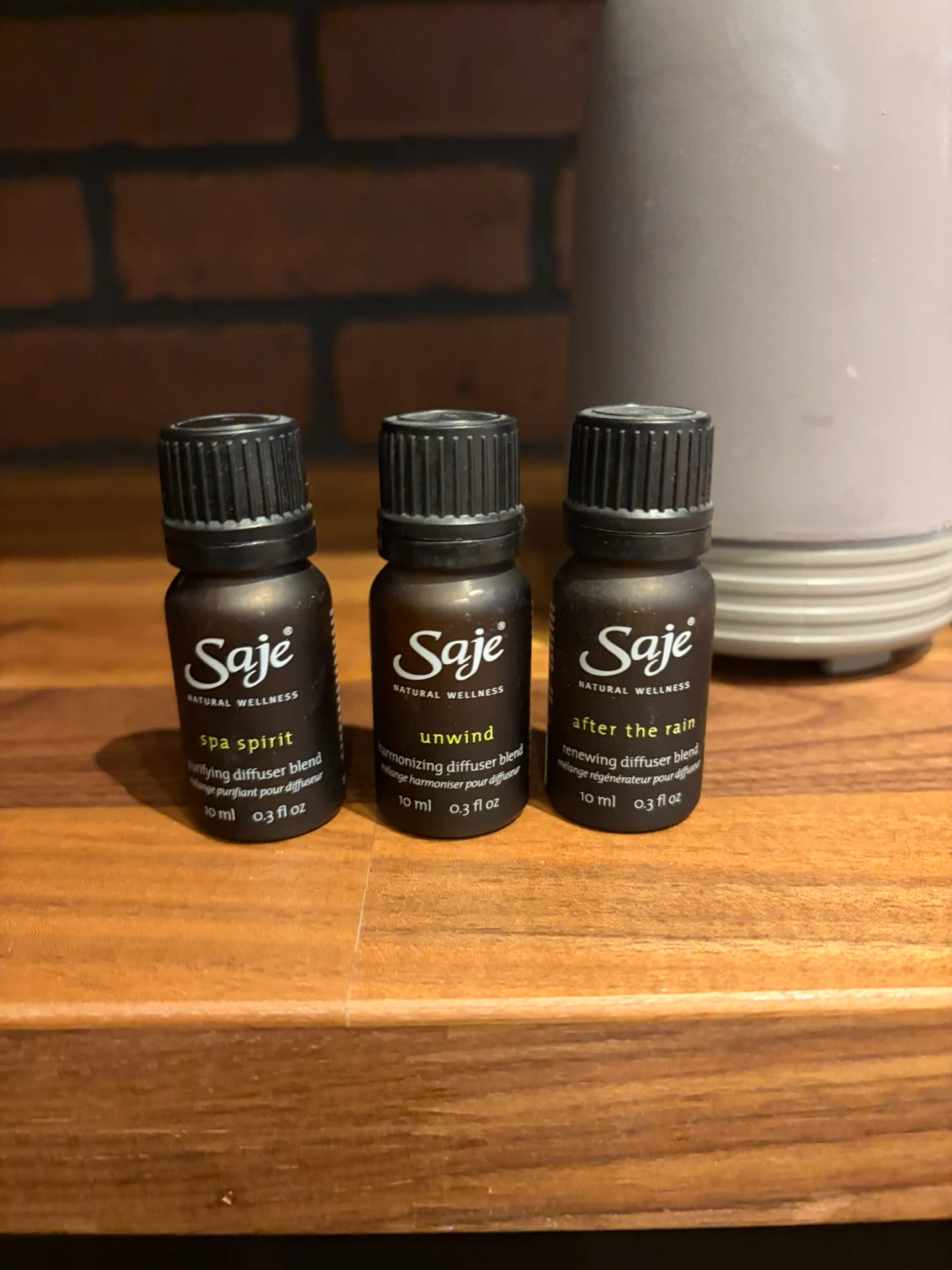 Saje Diffuser + Three Wellness Blends - photo 2