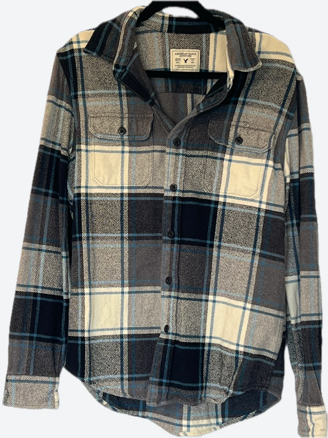 American Eagle  Plaid Flannel Shirt - photo 2