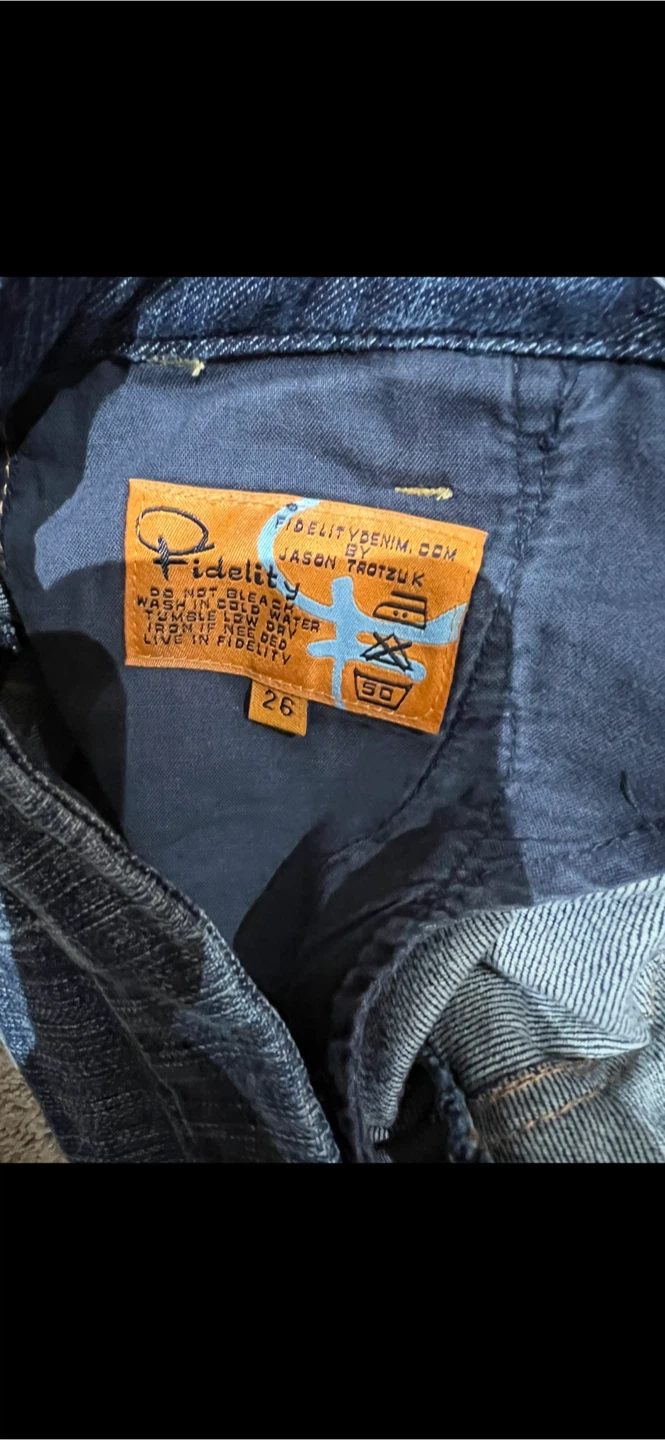 Fidelity Denim Bermuda Shorts Size 26