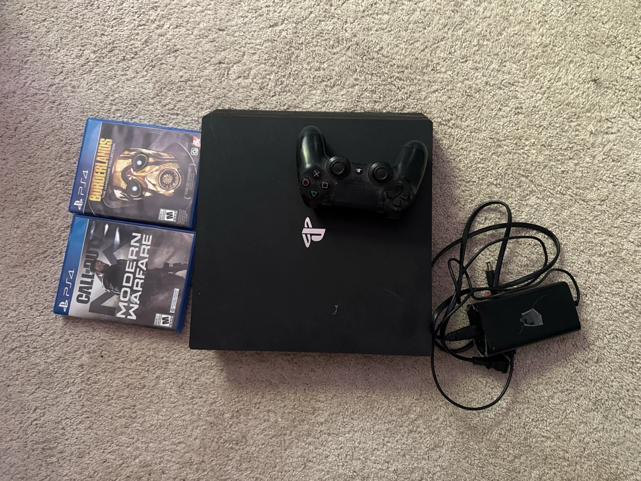 PlayStation 4 pro Console with Controller and Games - photo 2