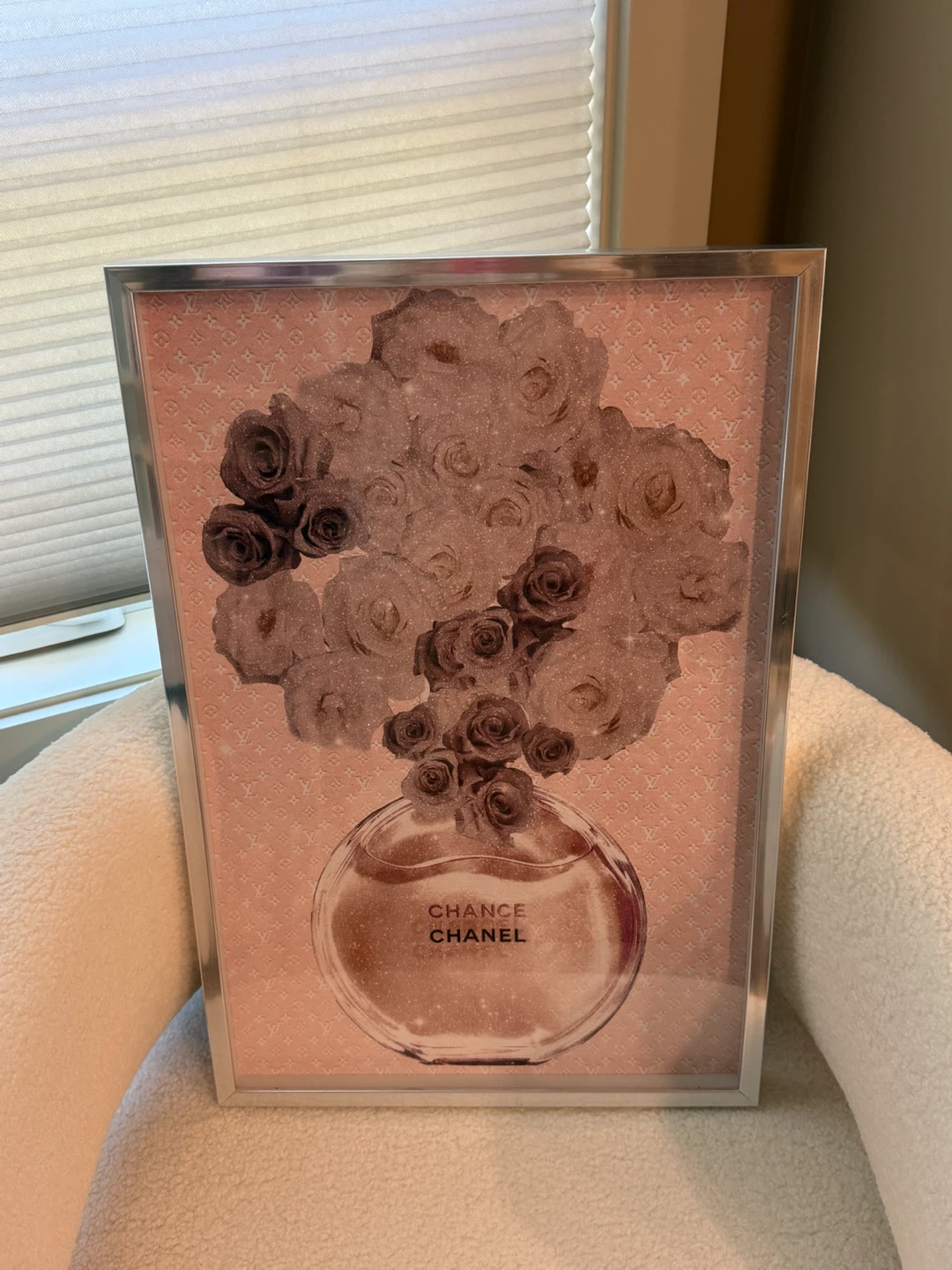Chanel Chance Perfume Bottle Wall Art