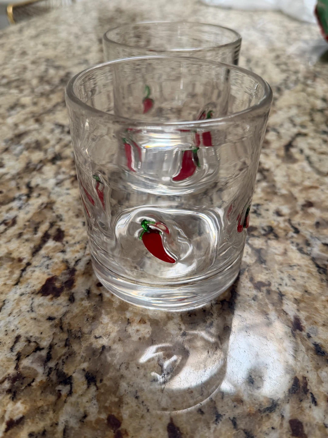New- Set of 2 Chili Pepper glasses - photo 3