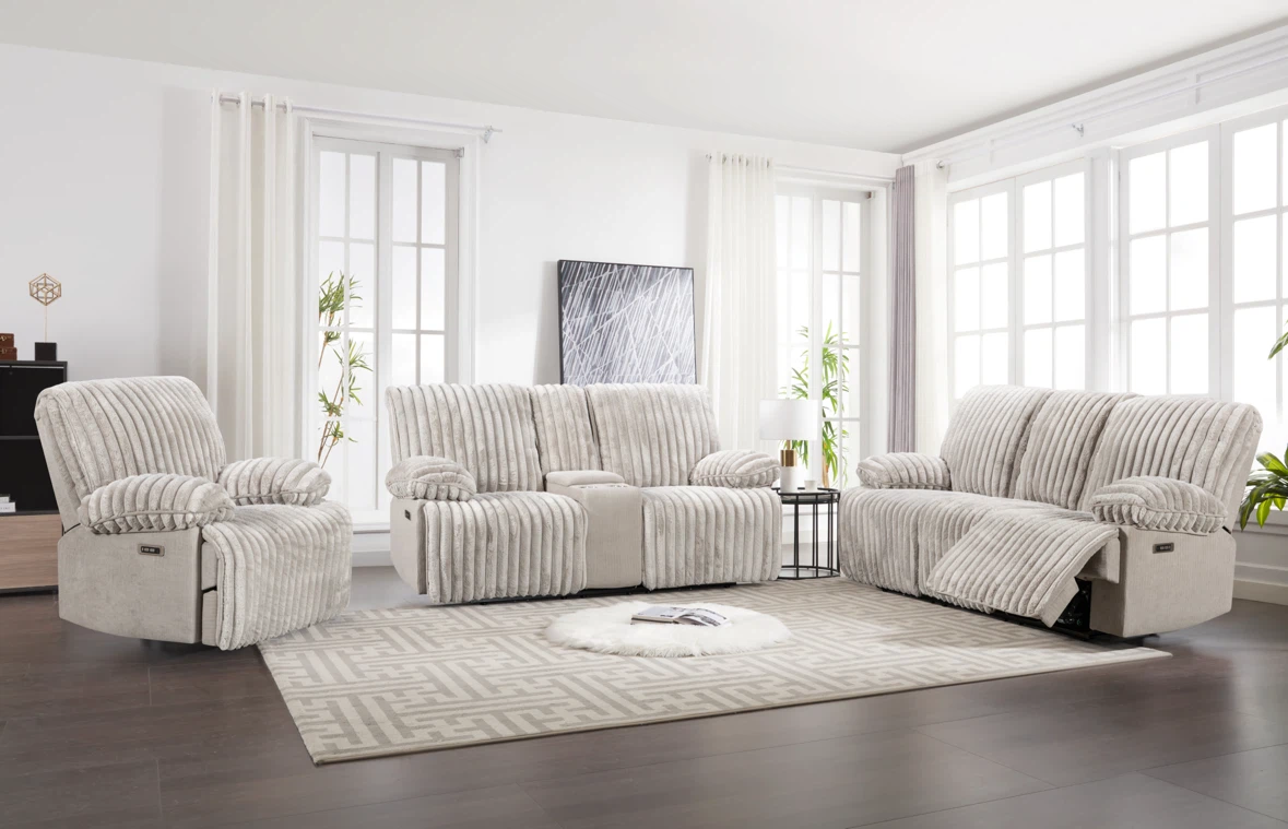 Sofa and loveseat