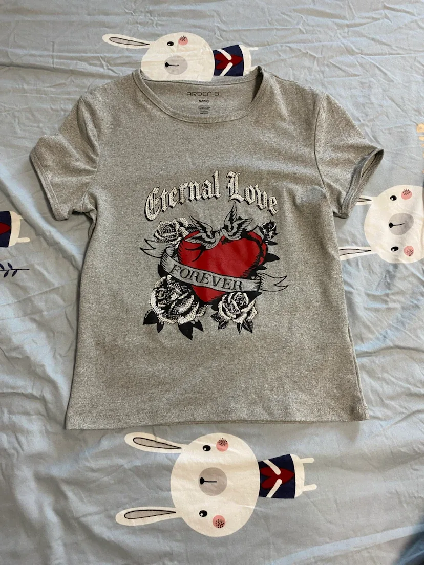 Arden B. Grey "Eternal Love Forever" Graphic T-Shirt