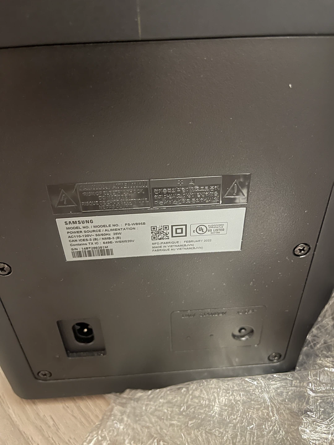 Samsung HW-S60B/ZA Soundbar System with Subwoofer - photo 3