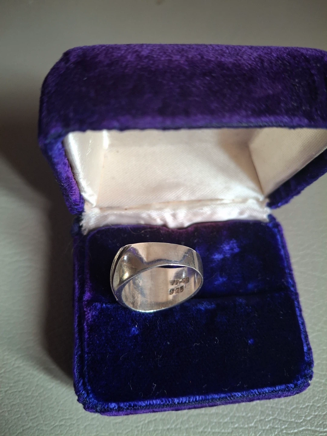 Silver dome ring (stamped 925) - photo 2