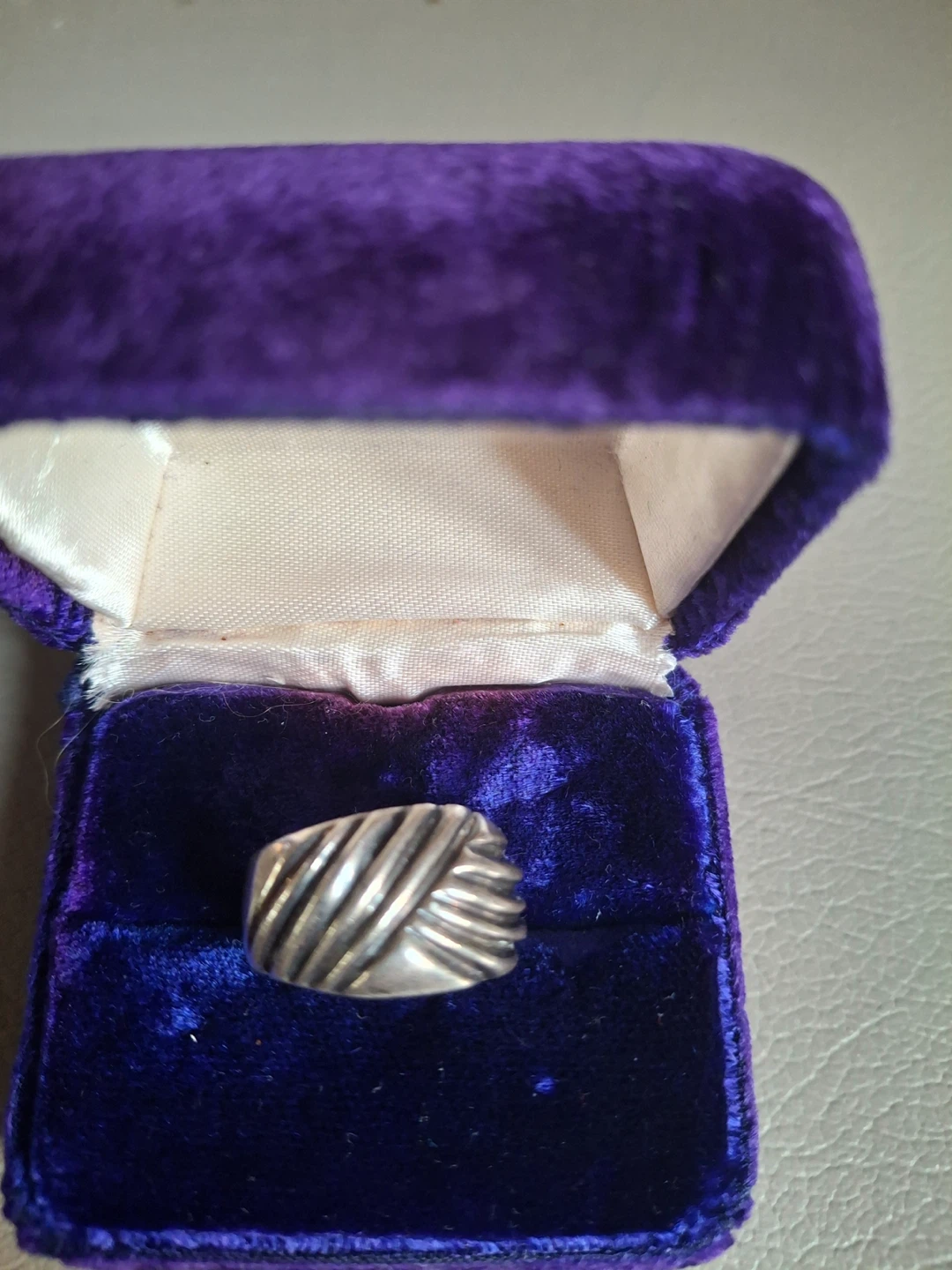 Silver dome ring (stamped 925) - photo 3