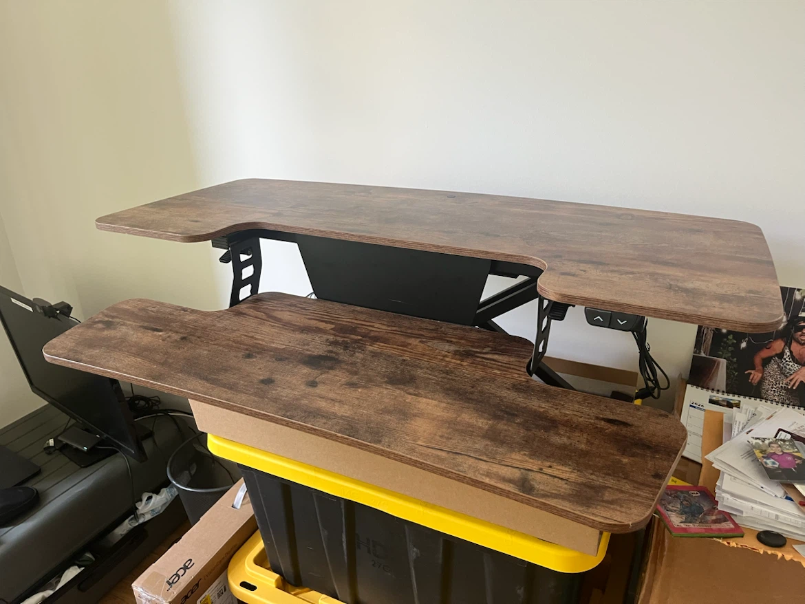 Adjustable Standing Desk Converter - photo 2