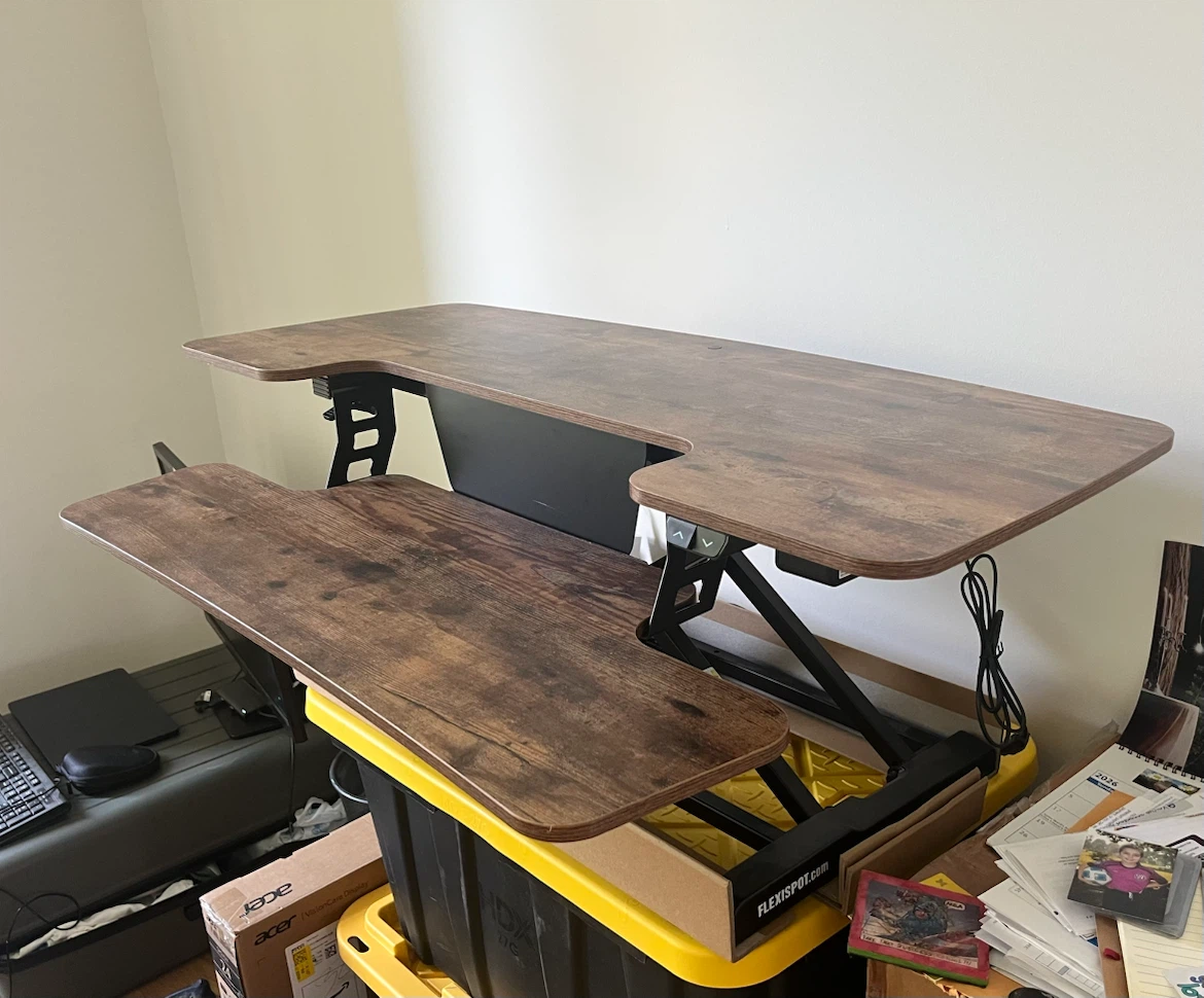 Adjustable Standing Desk Converter - photo 3