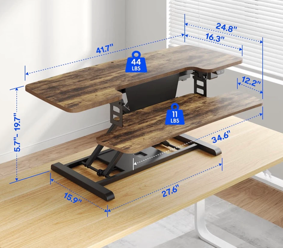 Adjustable Standing Desk Converter - photo 4