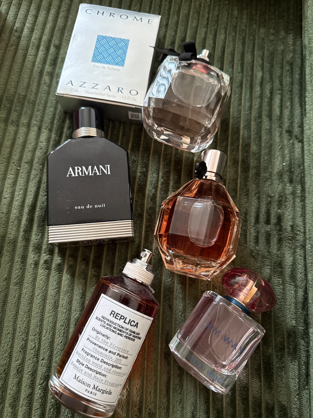 Assorted Designer Perfume - Azzaro, Armani, Maison Margiela