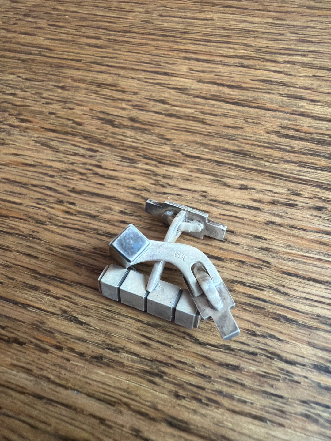 Vintage Georg Jensen Sterling Silver Bar Cufflinks - photo 3