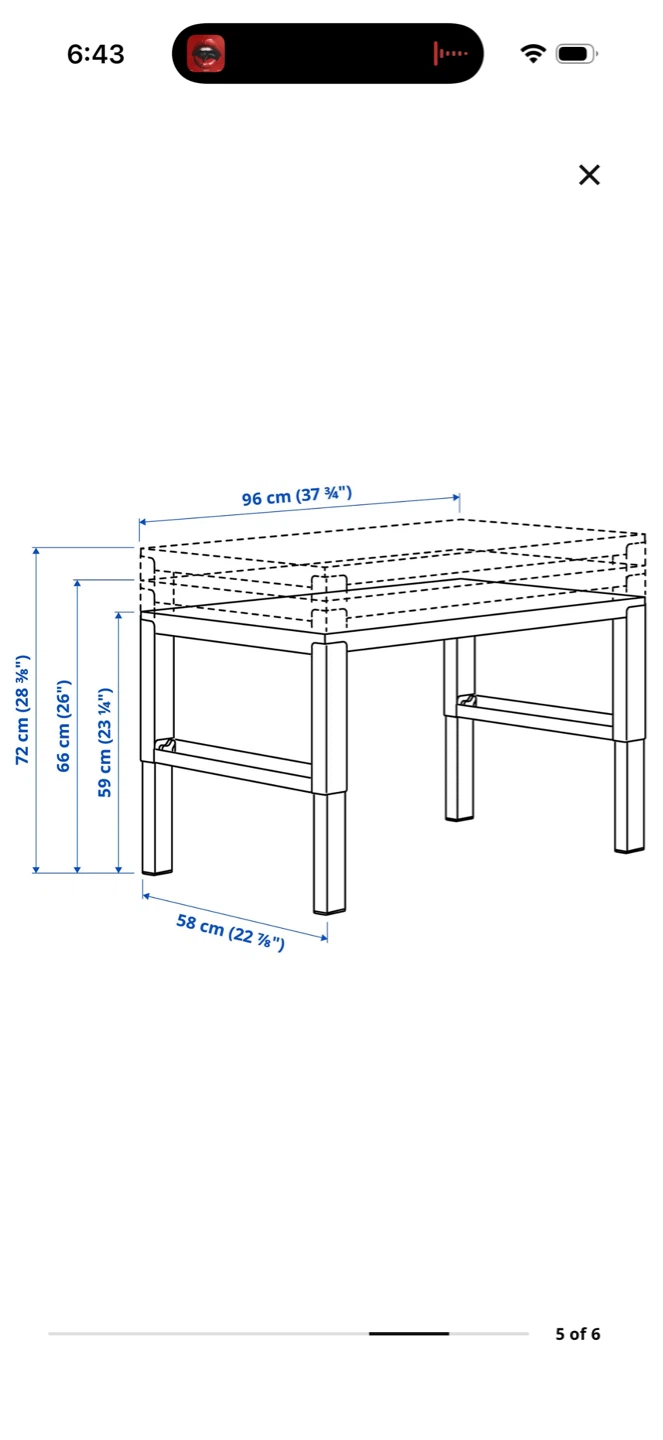 IKEA PAHL Table - photo 3