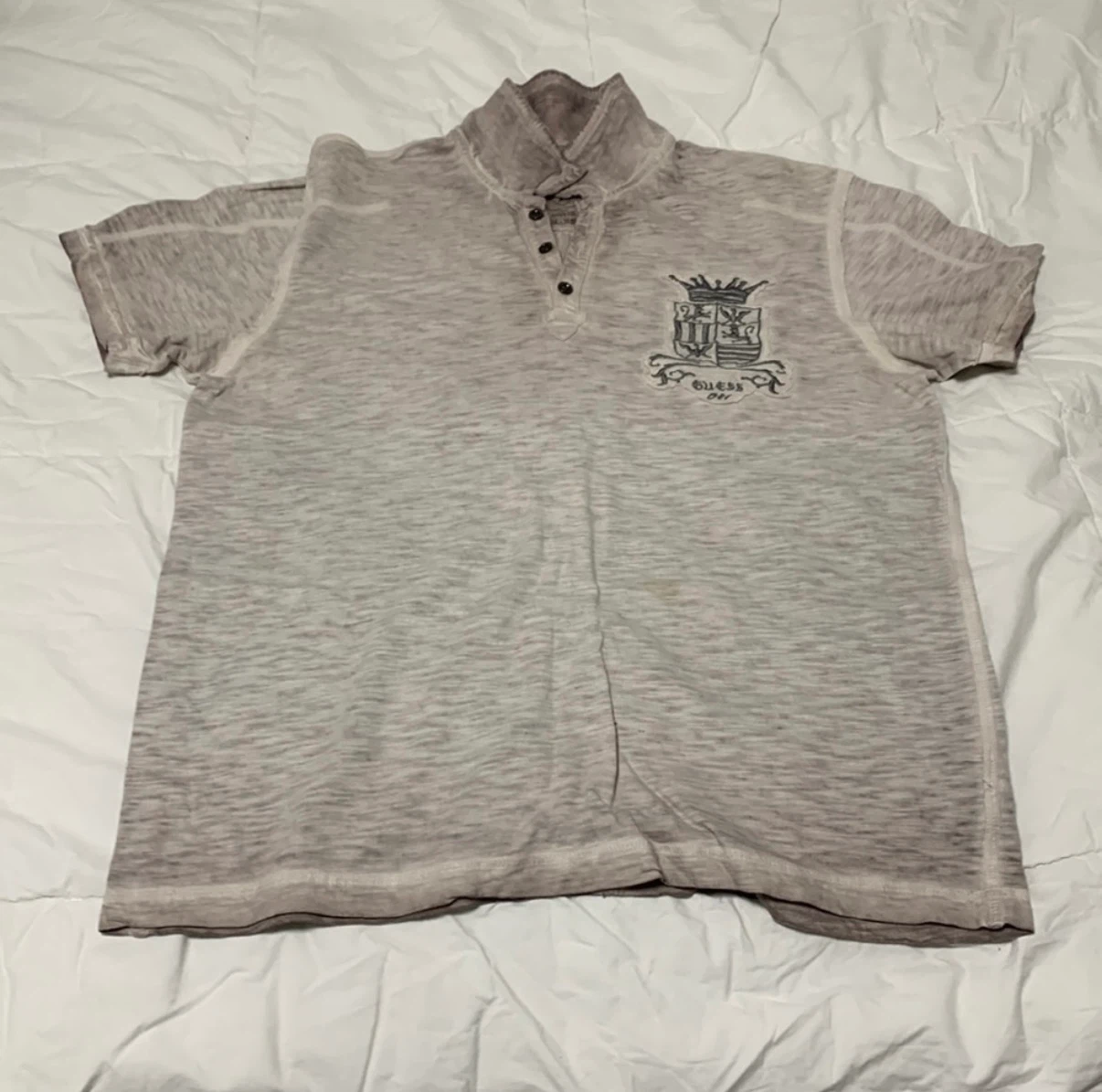 Guess Men's Polo Shirt - Size Large