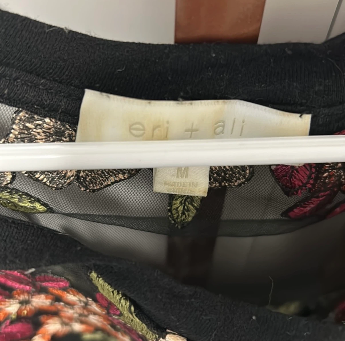 Eri + Ali Embroidered Mesh Blouse - photo 2
