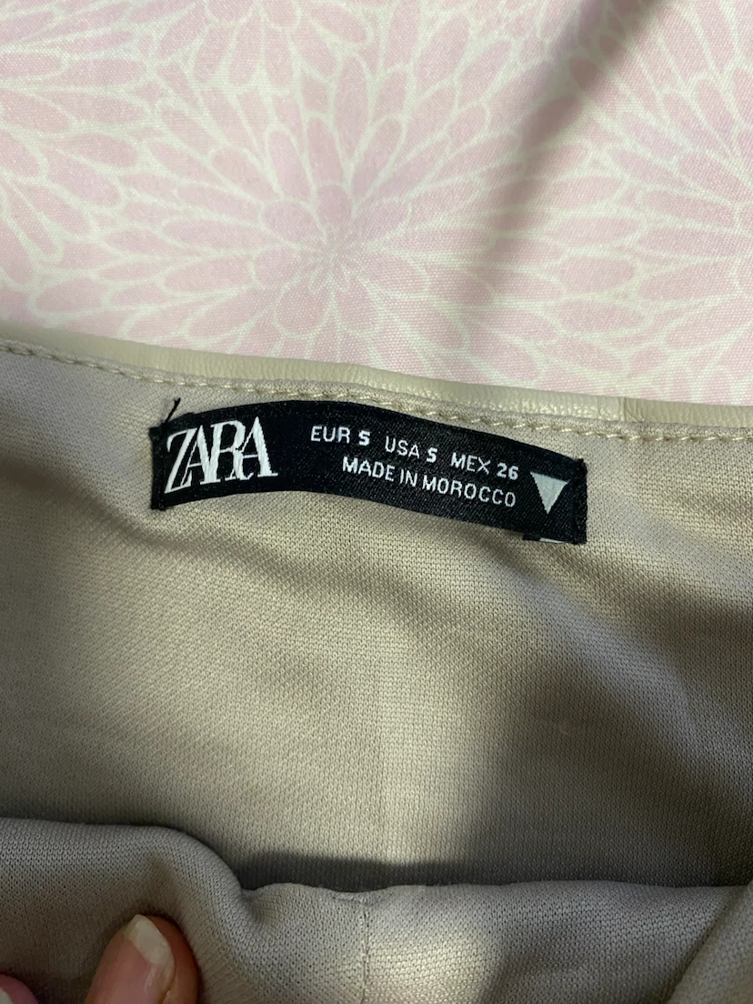 ZARA Faux Leather Camisole Top - photo 3