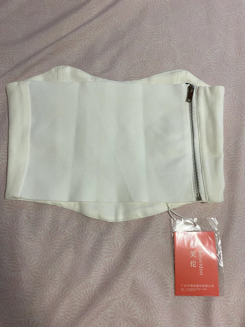 Beovldon White Corset Top - photo 3