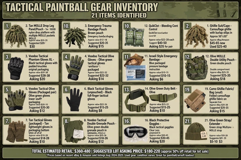 Voodoo Tactical Phantom Gloves XL & Olive Gloves
