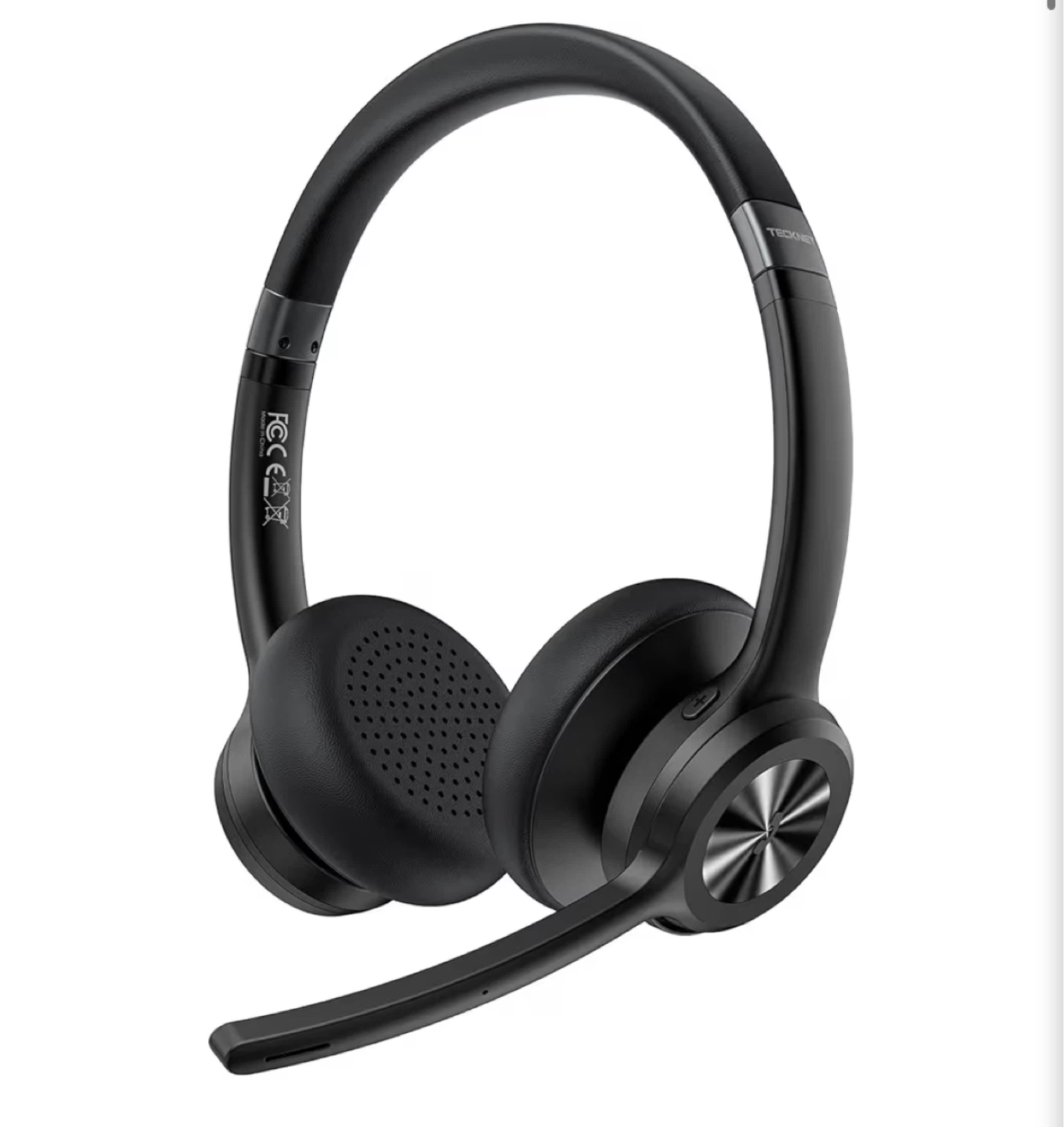 Tecknet Lightweight Wireless Headset - Black