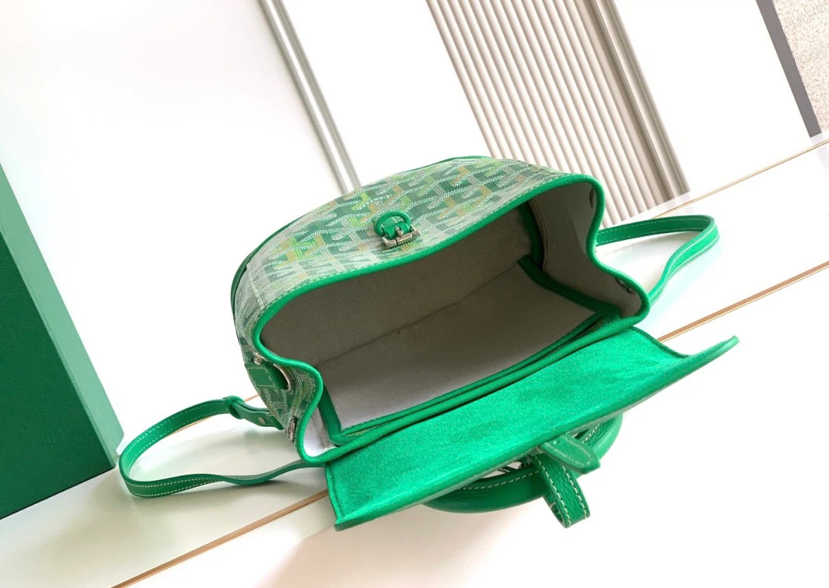 Green pattern backpack - photo 3