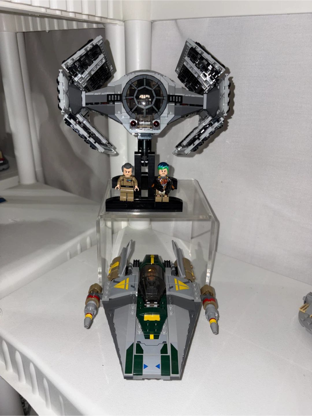 LEGO Star Wars Vader’s TIE Advanced VS A-Wing Starfighter