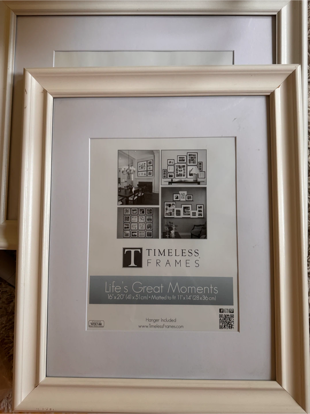 Set of 6 White Frames - photo 3