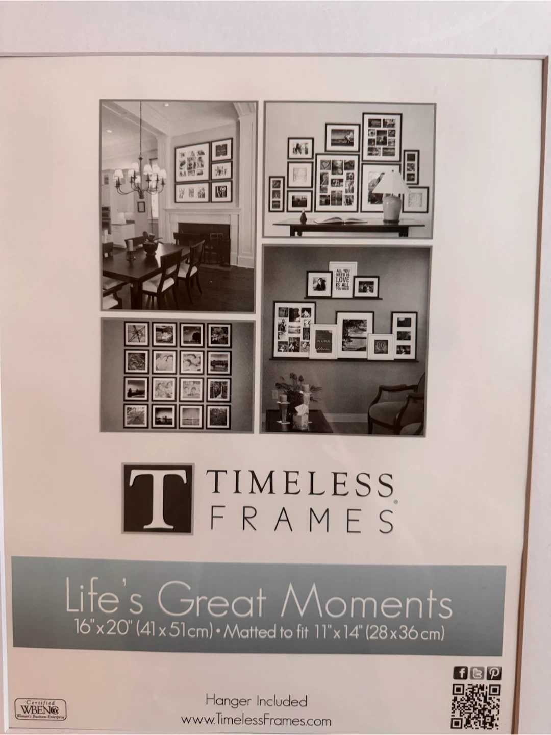 Set of 6 White Frames - photo 4