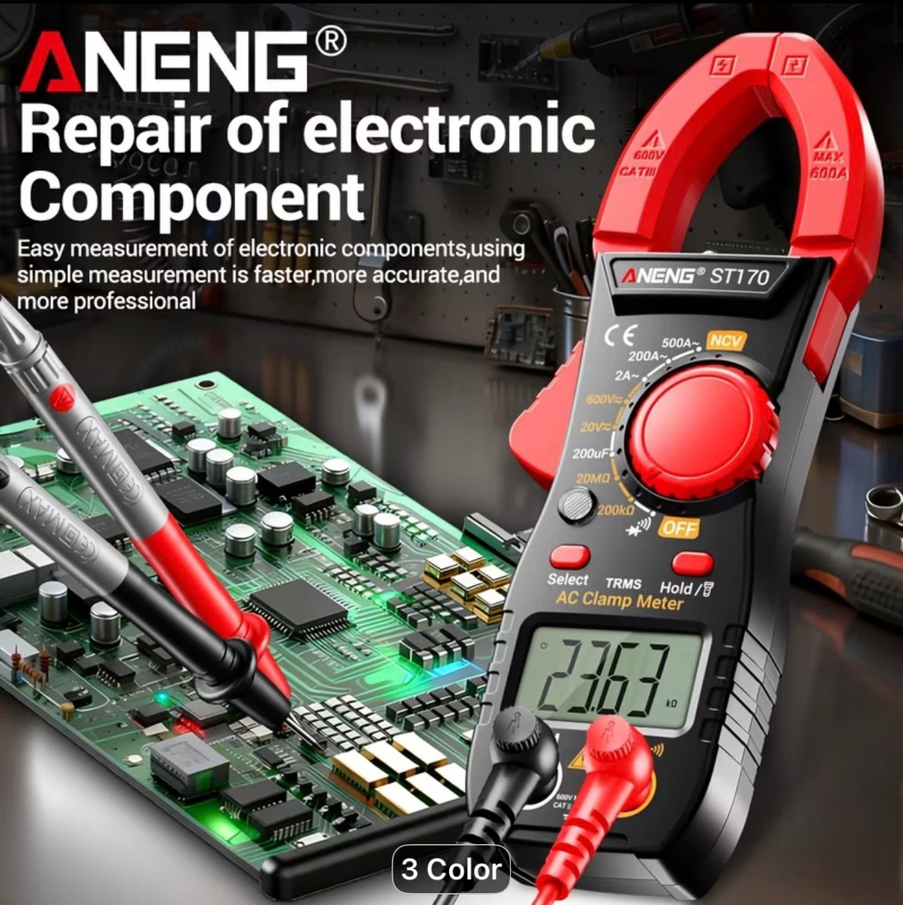 ANENG Clamp Meter Digital Multimeter
