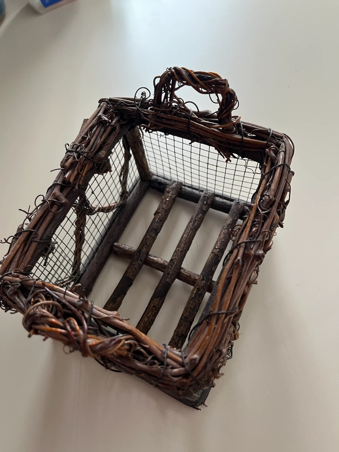 Decorative Woven Baskets with Hearts (Set of 2) - photo 4