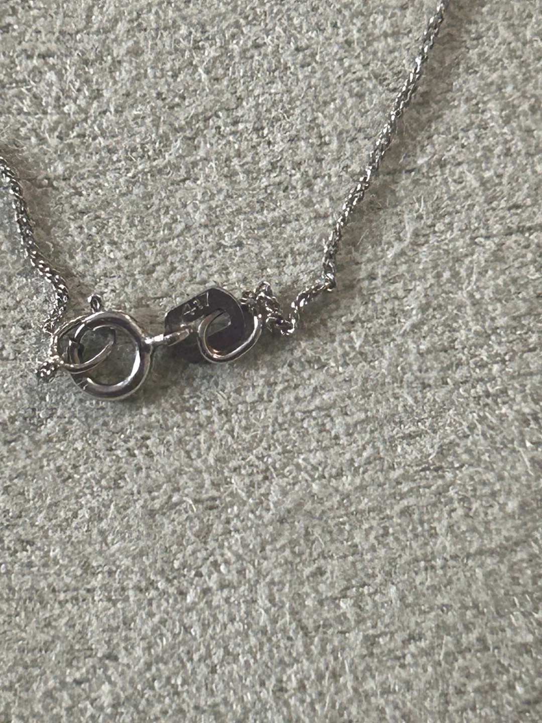 10k Set with Diamond/Garnet Pendant - photo 2