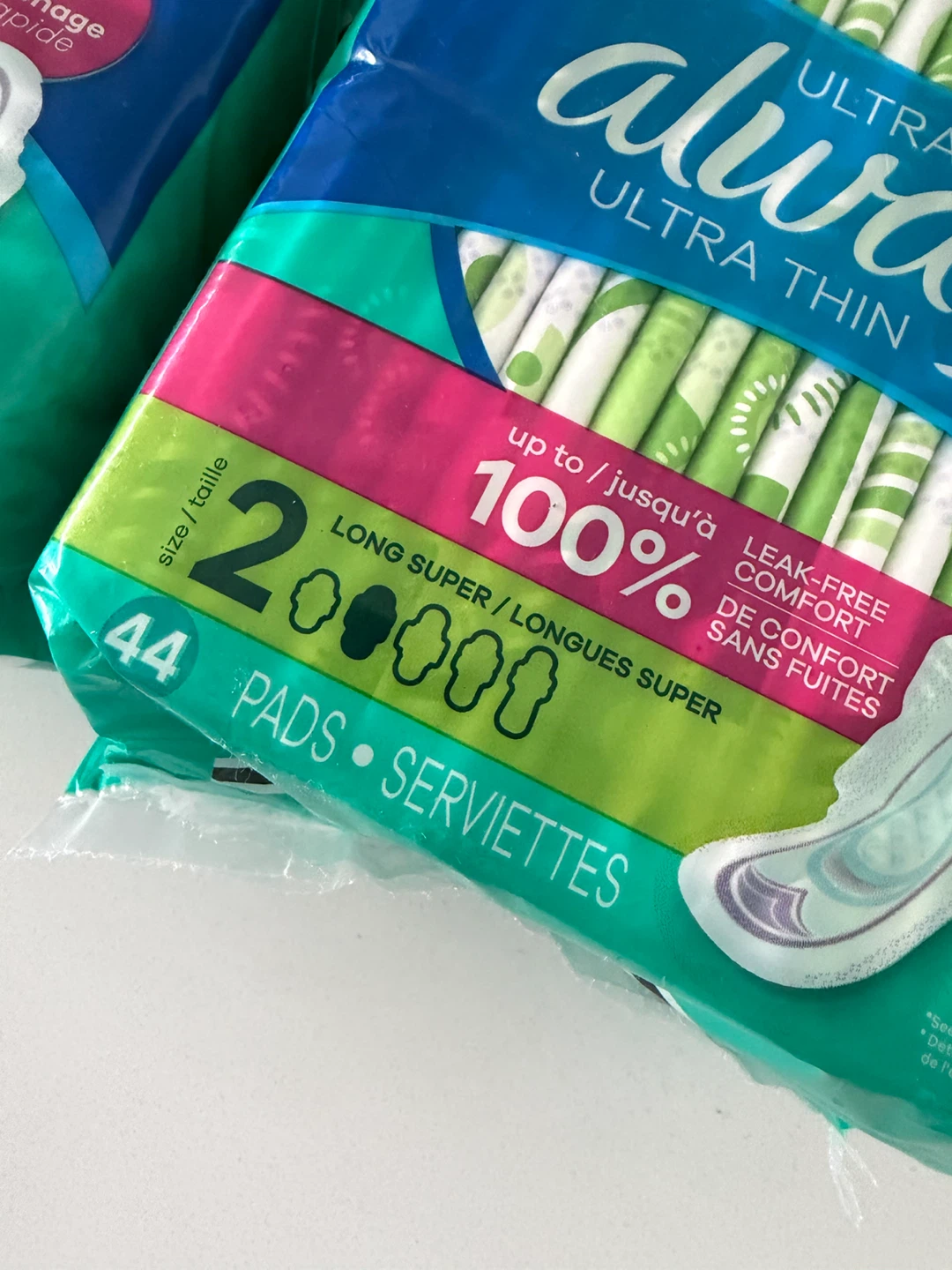 2 packages of premium Always Super Pads - photo 2
