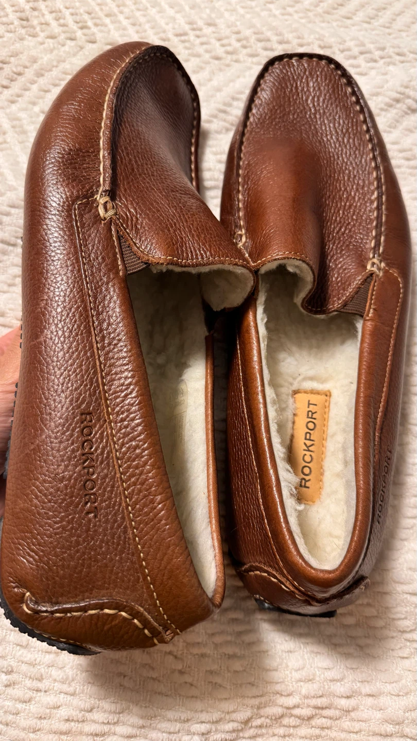 Rockport Men's Leather Lined Slippers - photo 2