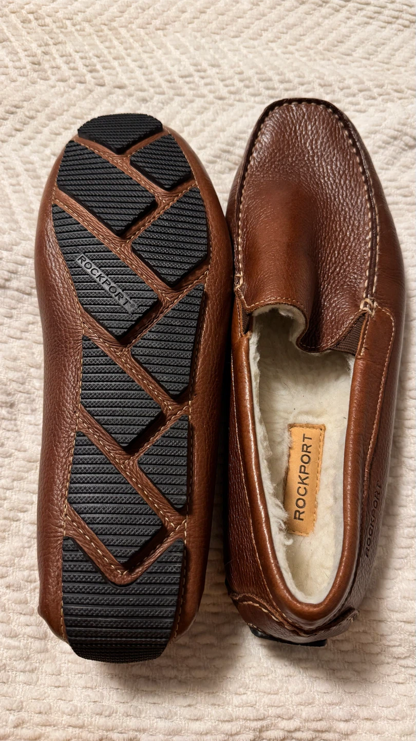 Rockport Men's Leather Lined Slippers - photo 3