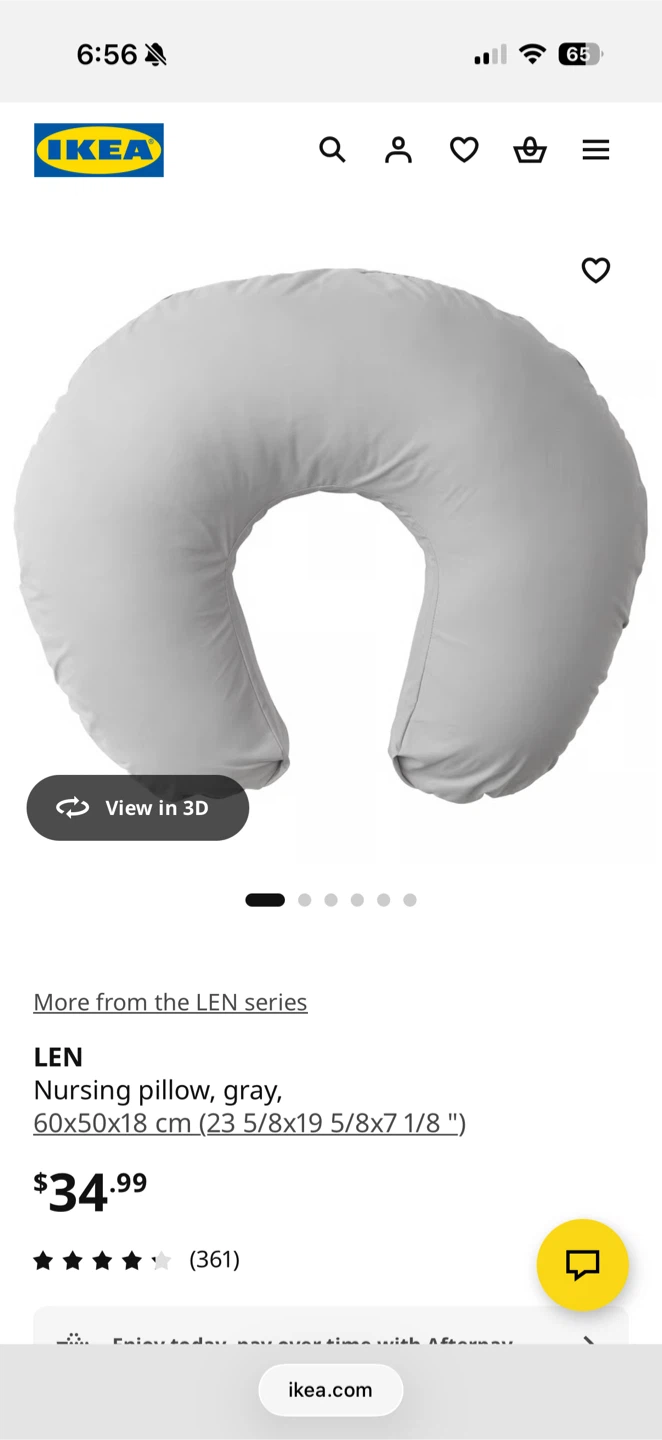 IKEA LEN Nursing Pillow