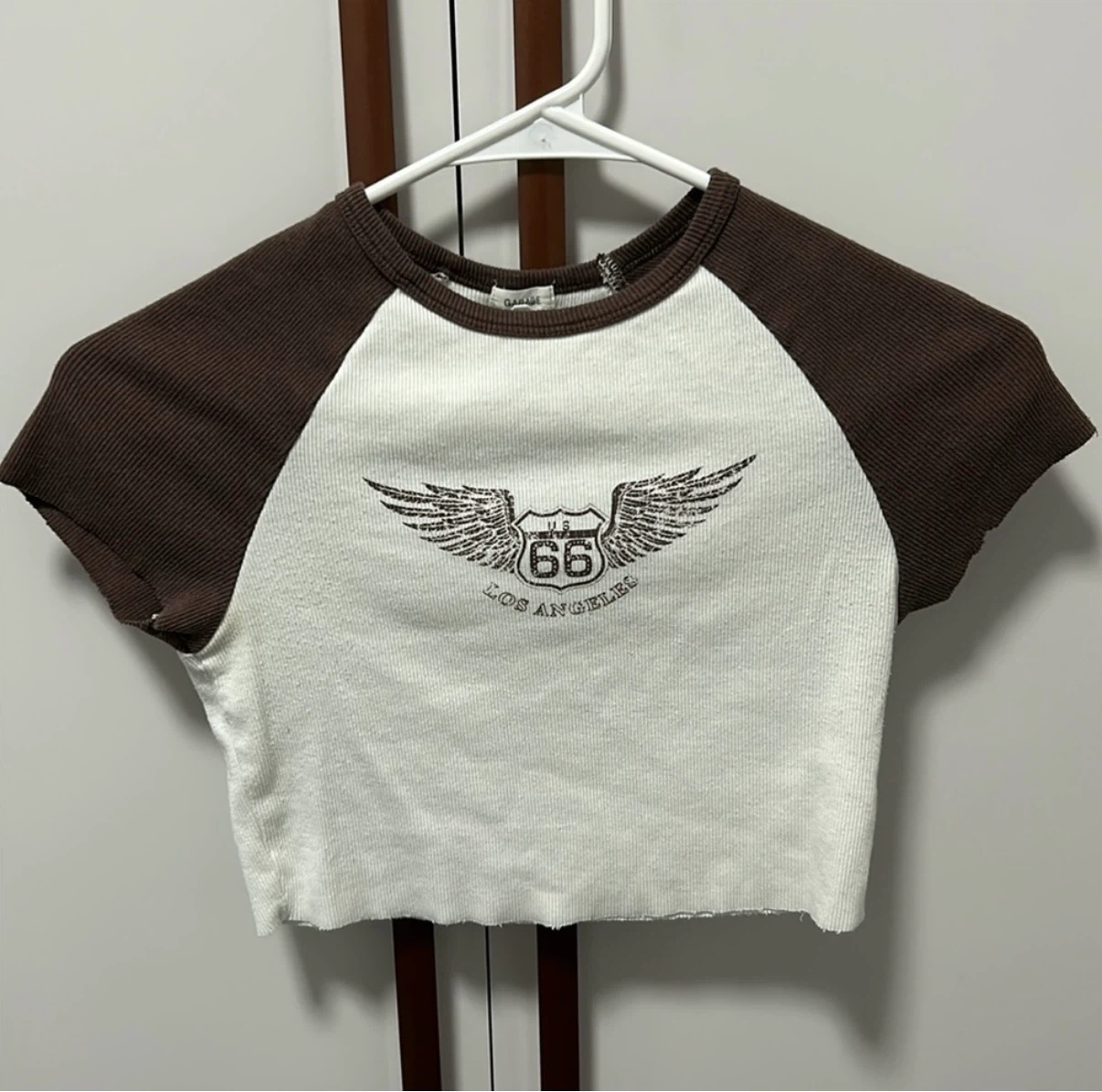 Cropped Raglan T-Shirt