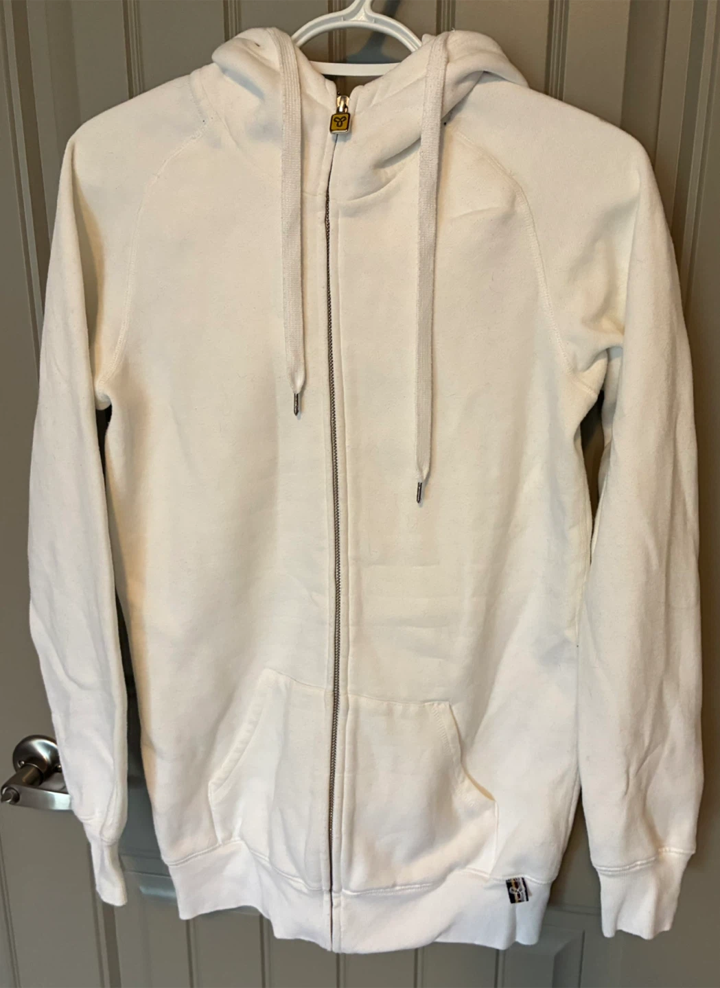 Tna White Zip-Up Hoodie