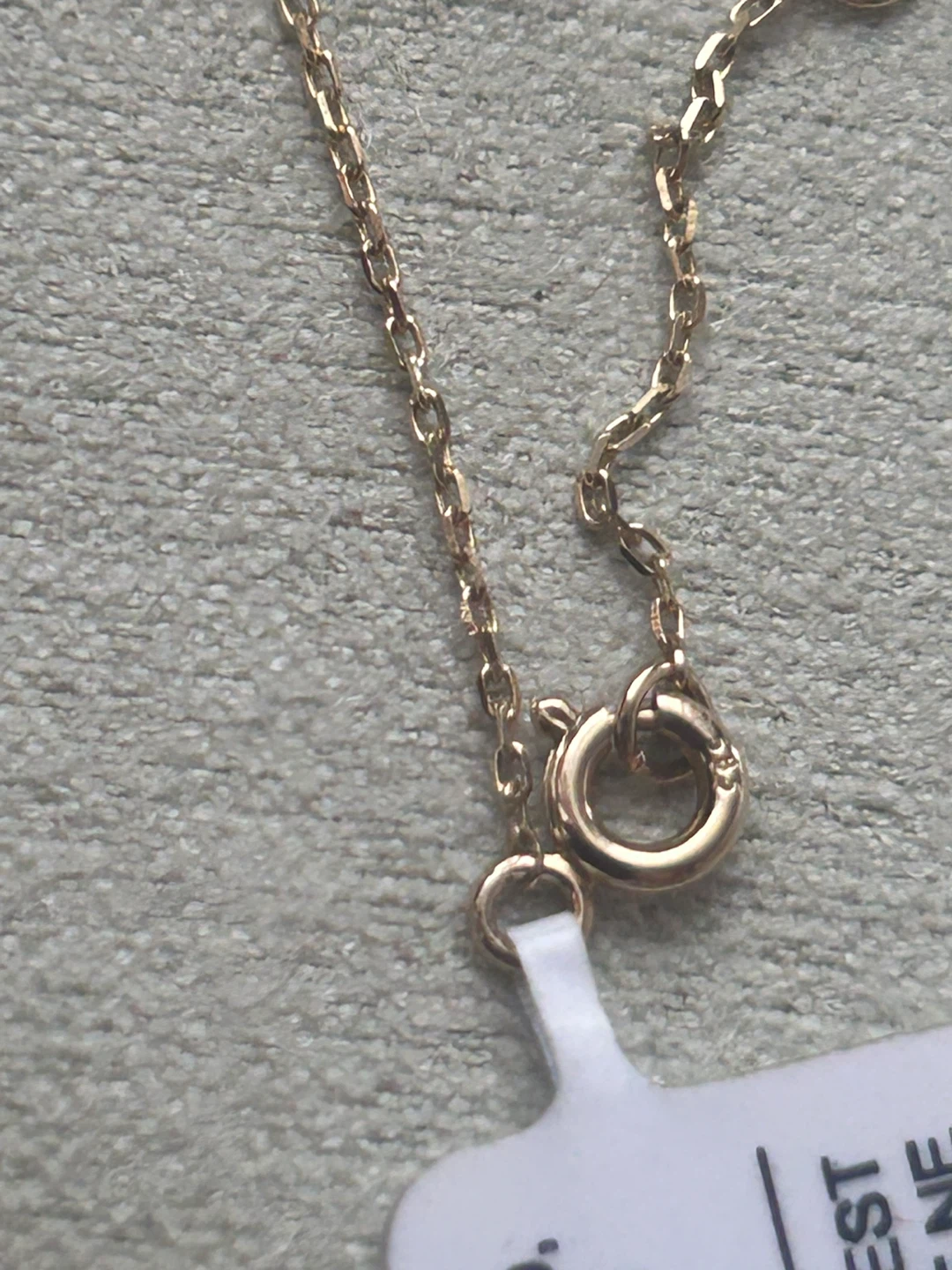 585 14k Horseshoe Necklace with Natural Diamonds - photo 3