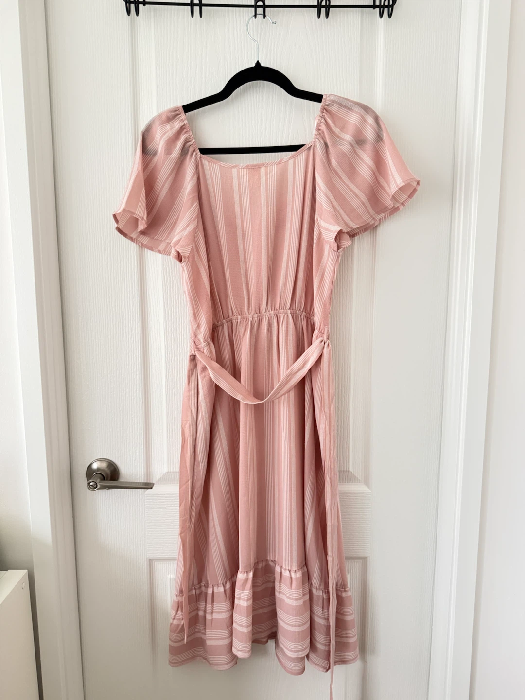 Pink Dress with Puff Sleeve - photo 3