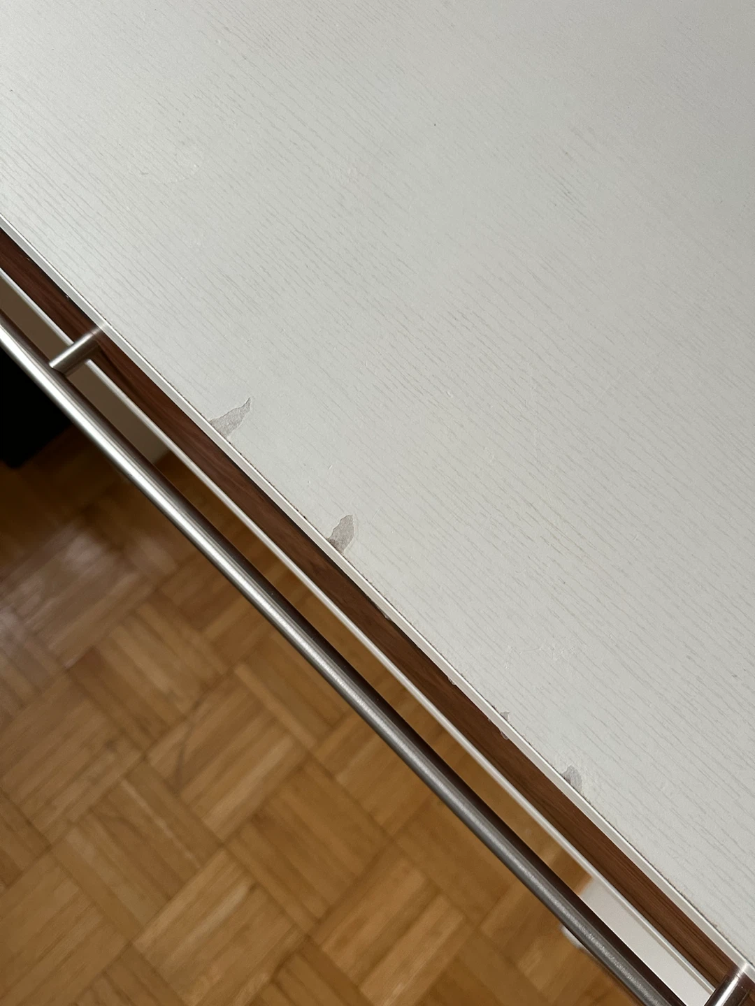 White and Wood Desk - photo 2