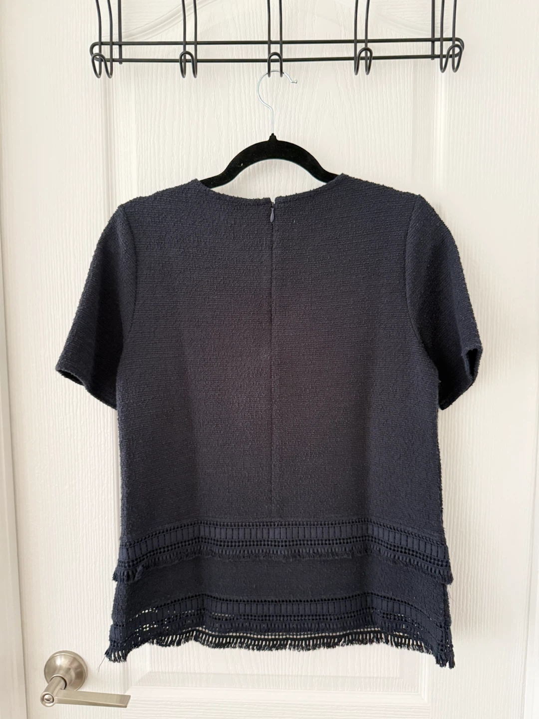 Banana Republic Navy Textured Top - photo 2