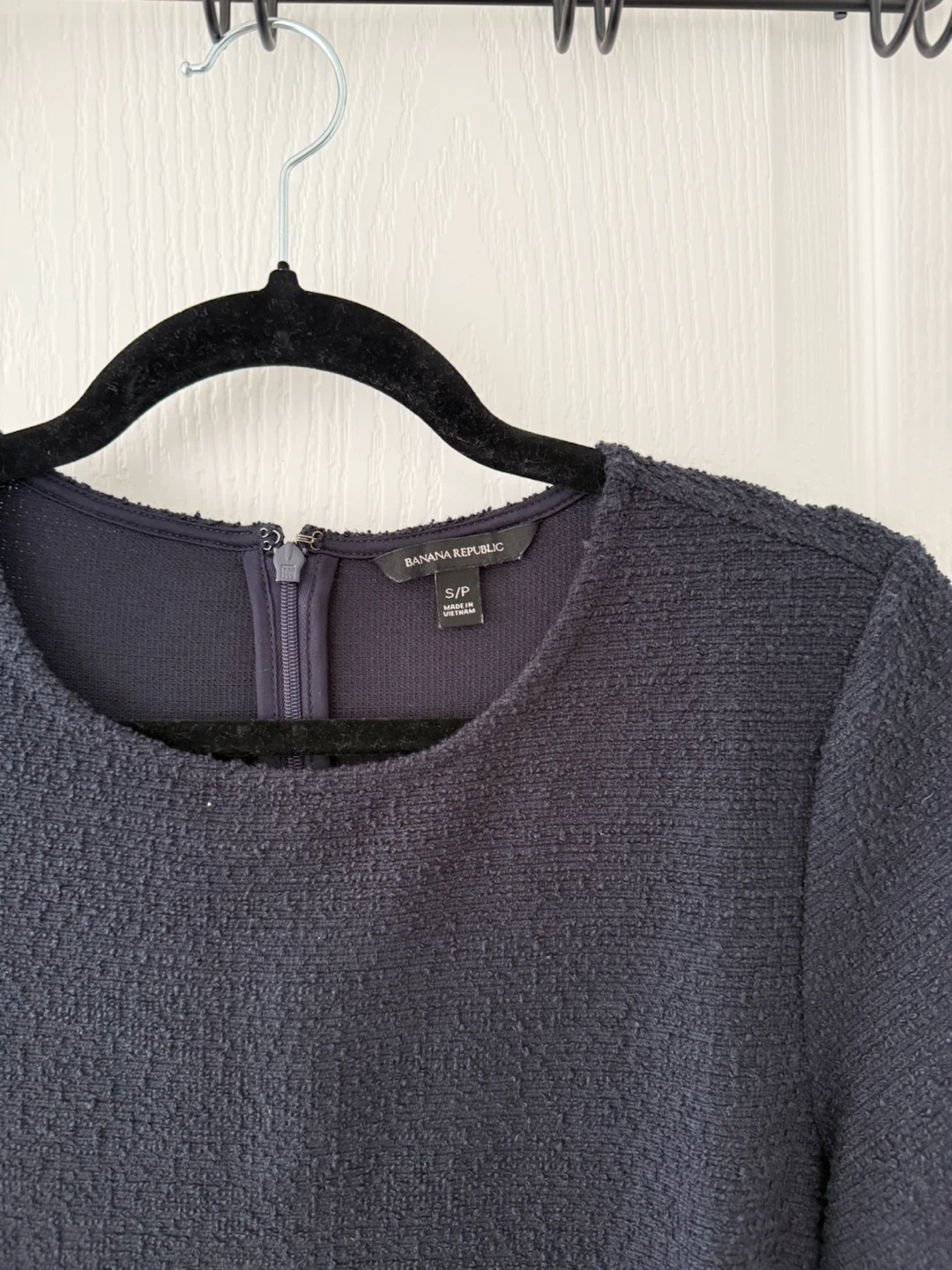 Banana Republic Navy Textured Top - photo 4
