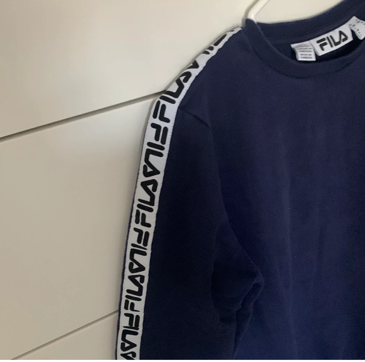 Fila Crewneck Sweatshirt Navy Blue Size Medium - photo 3